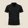 Zwarte polo zonder model