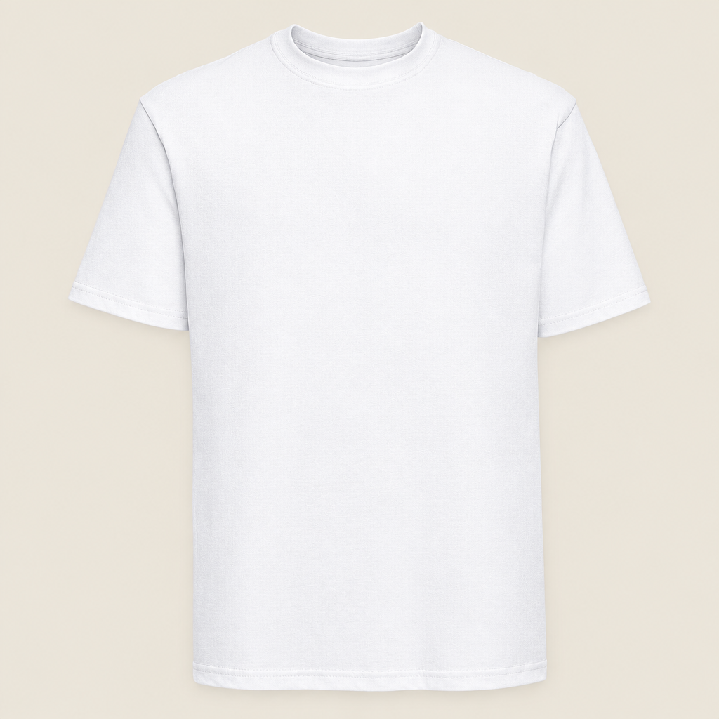 Wit T-shirt zonder model