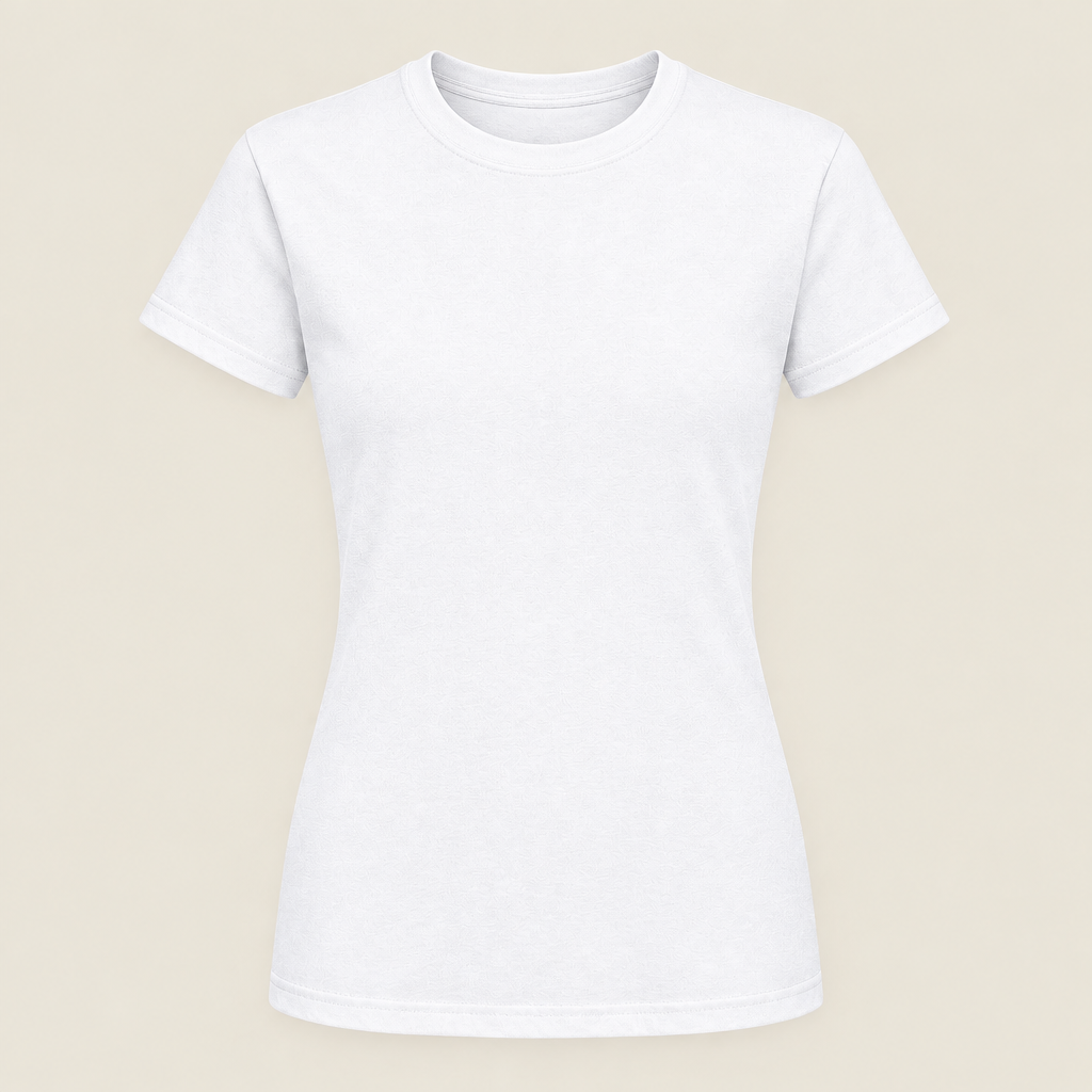 Voorbeeldafbeelding dames T-shirt wit zonder model
