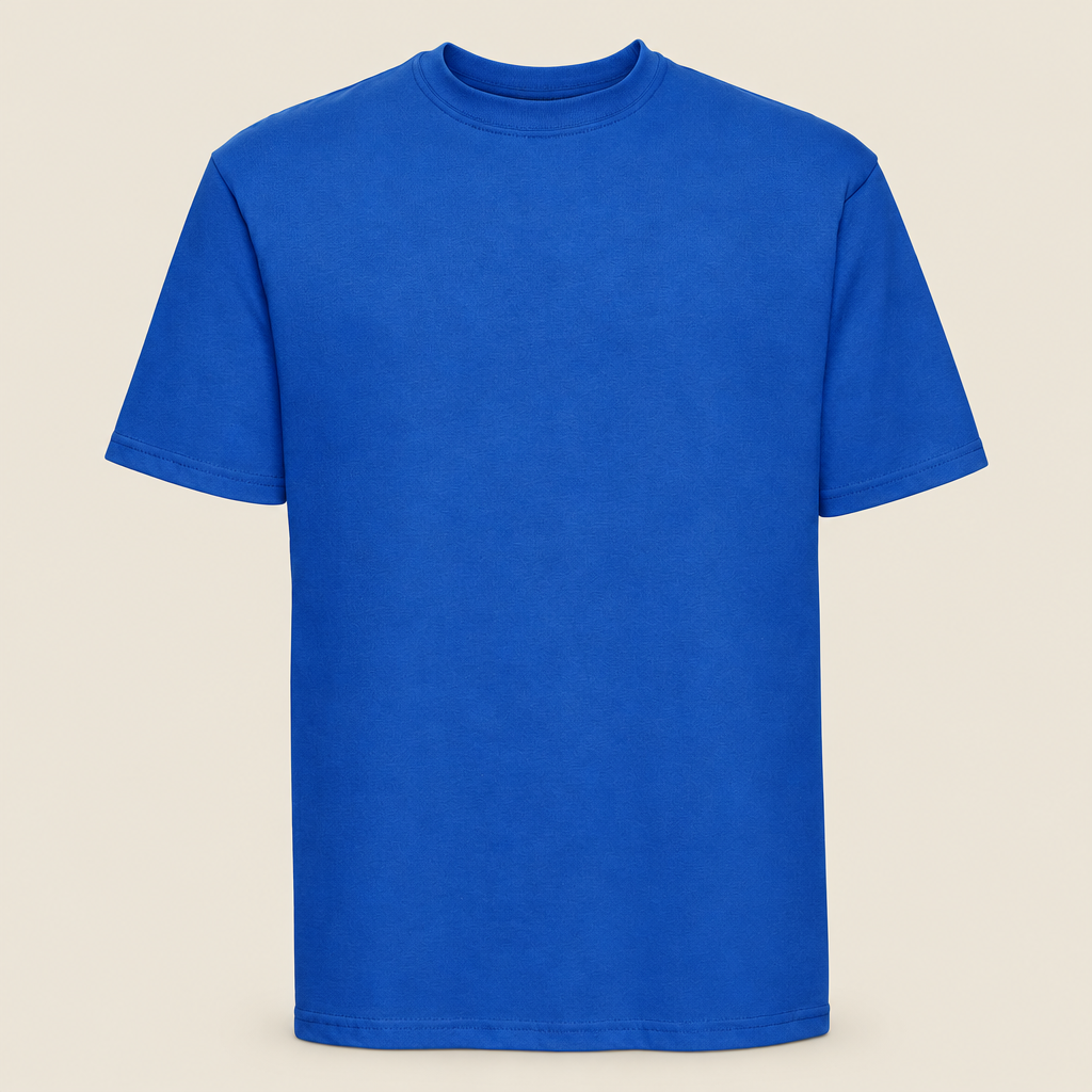 Blauw T-shirt zonder model