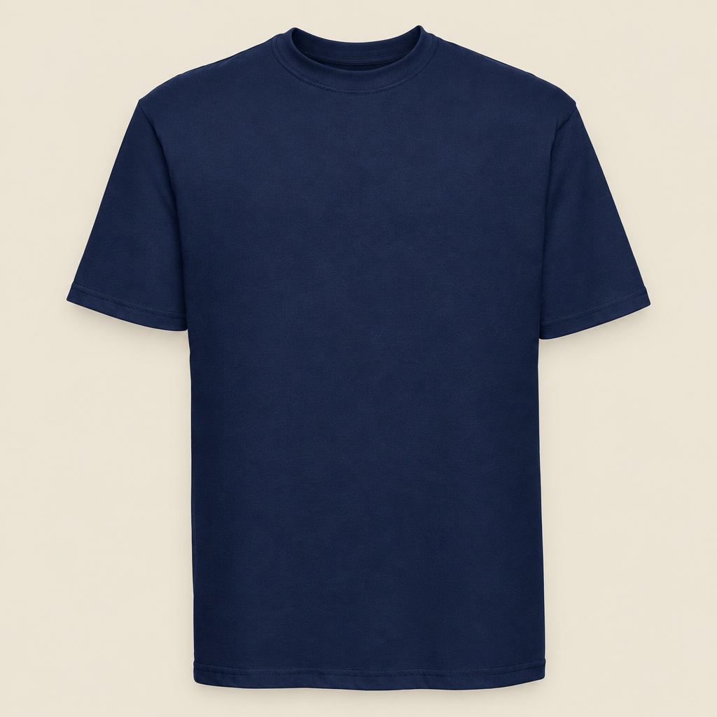 Navy T-shirt zonder model